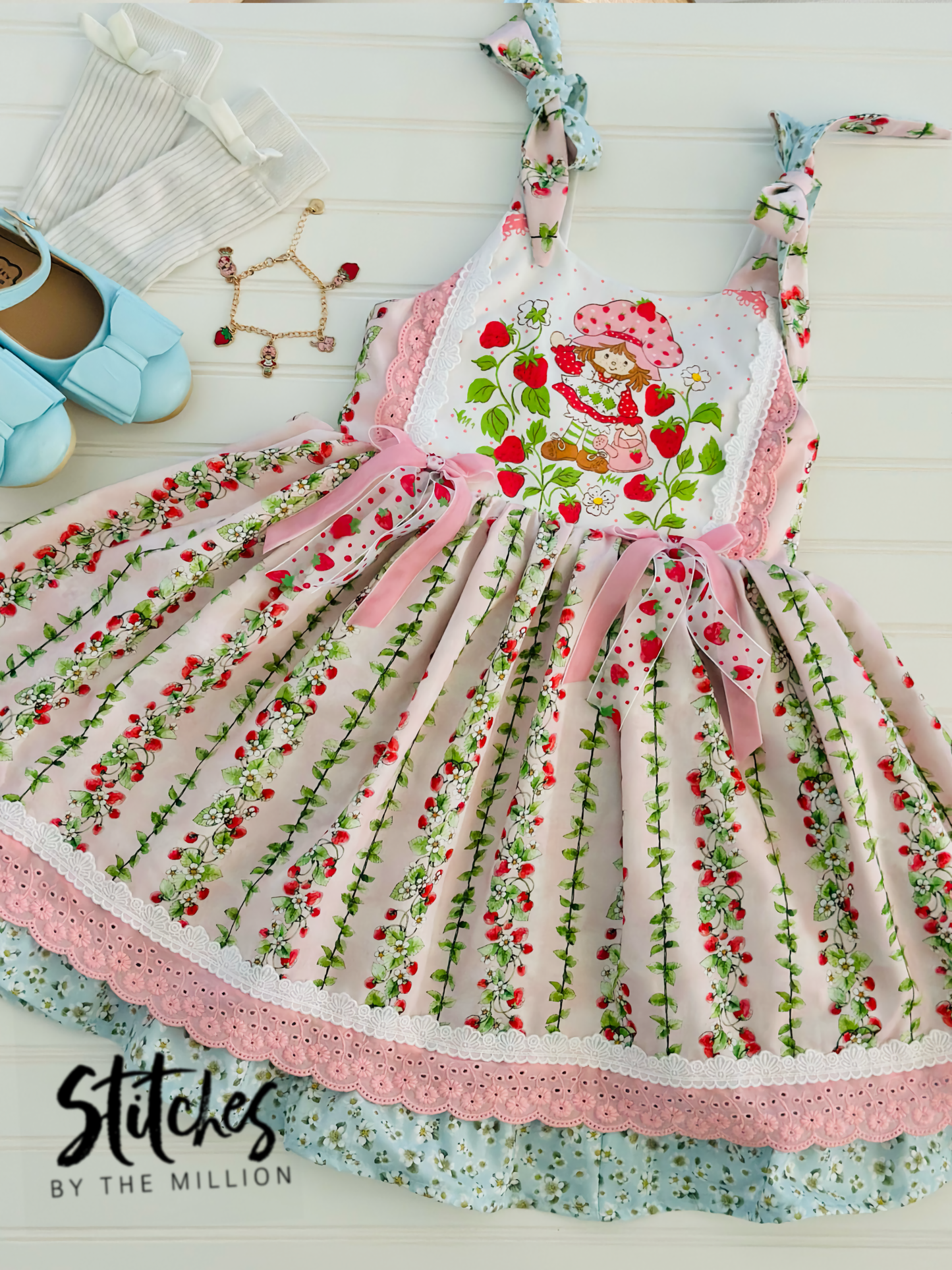 Custom Strawberry Dress created for Kristina