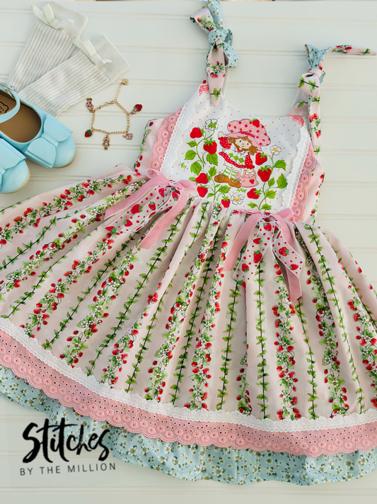 Custom Strawberry Dress created for Kristina